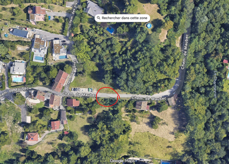 Chemin de Maubec fermé